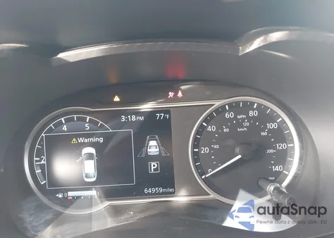 2021 Nissan Versa Sv Xtronic Cvt z USA, uszkodzony, nr VIN 3N1CN8EV7ML925744